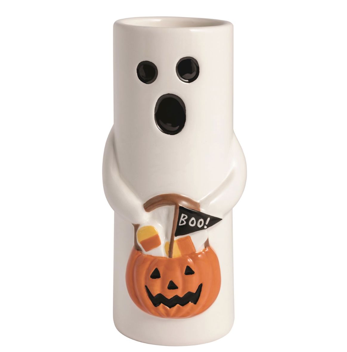 Ghost & Treat Bag Stem Vase