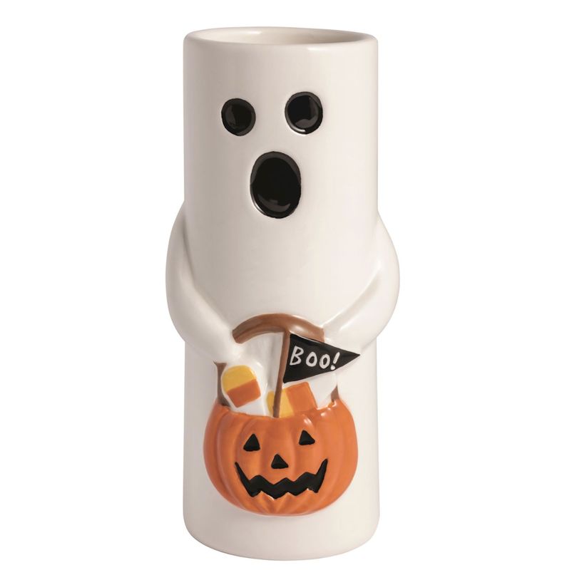 Ghost & Treat Bag Stem Vase
