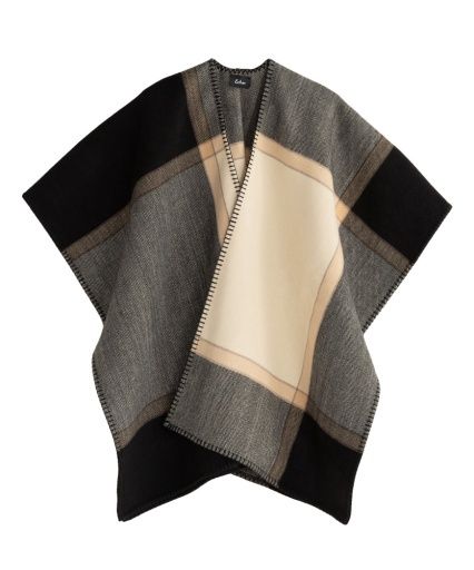 Echo Exploded Plaid Ruana