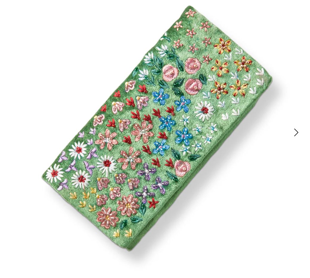 Ditsy Floral Jewelry Roll