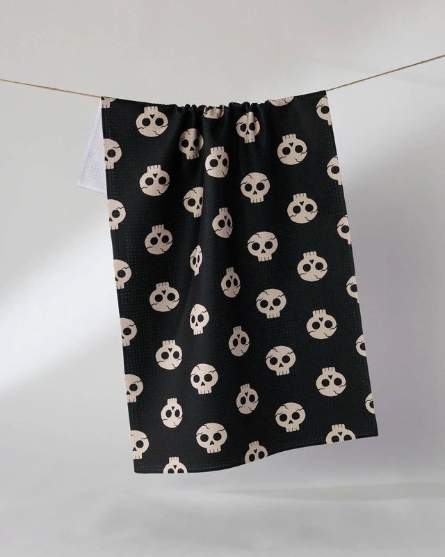Geometry Dead Cute Tea Towel
