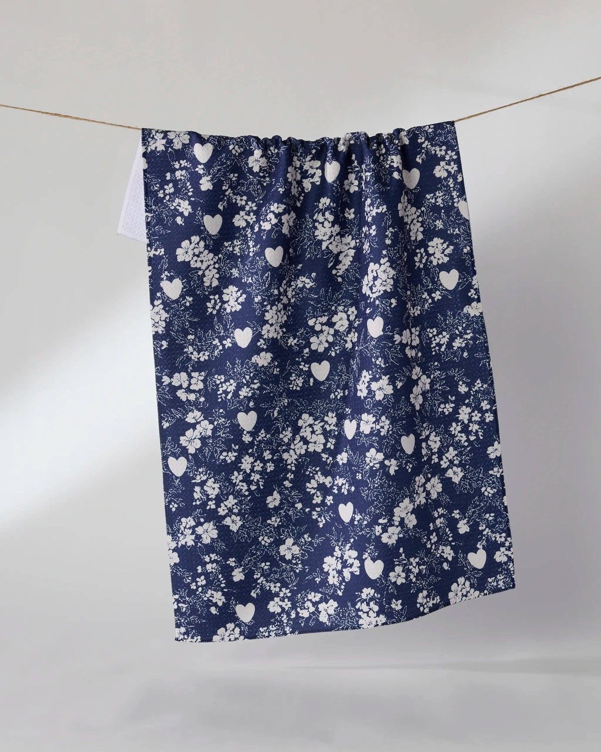 Geometry Midnight Posy Tea Towel Geometry Midnight Posy Tea Towel