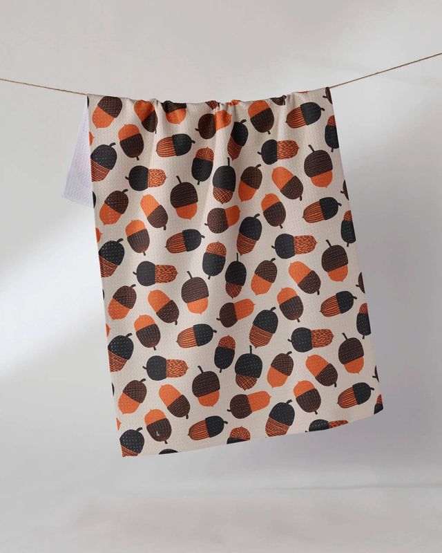 Geometry Squirrel Bounty Tea Towel