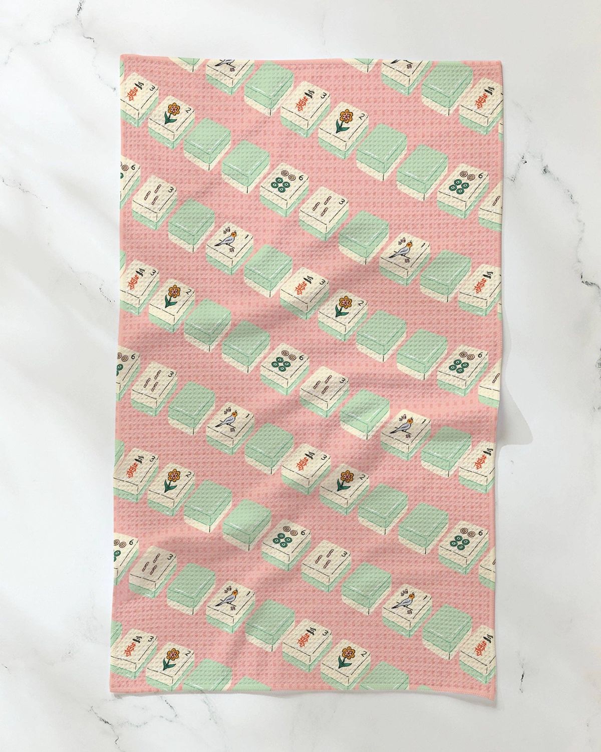 Geometry Tile Parade Tea Towel Geometry Tile Parade Tea Towel