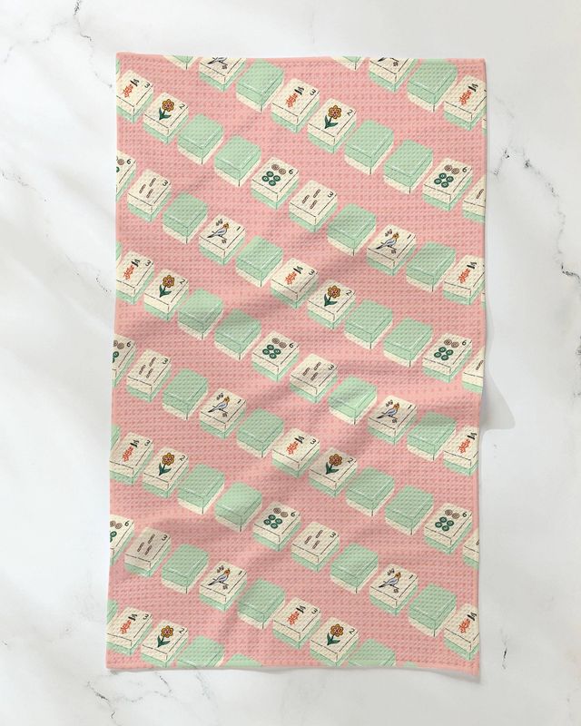 Geometry Tile Parade Tea Towel