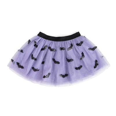Sweet Wink Sequin Bat Halloween Tutu Skirt
