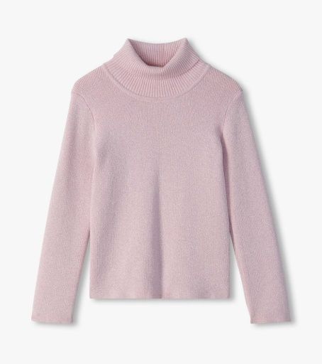 Hatley Pink Glitter Turtleneck