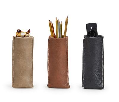 Eyeglass Holder - Faux Leather Eyeglass Holder - Faux Leather