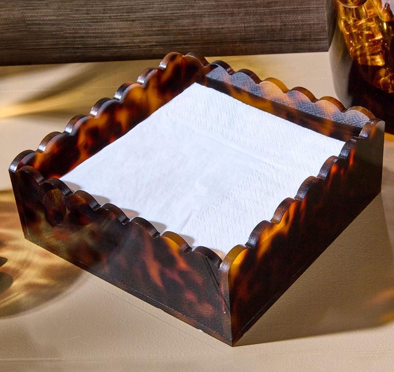 Tortoise Cocktail Napkin Holder