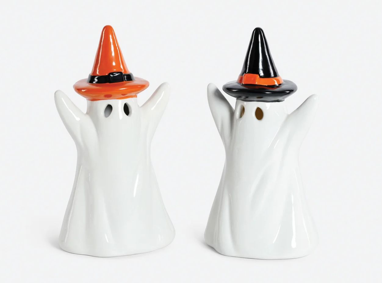 Lit Ceramic Ghost