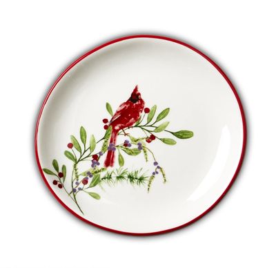 Winter Cardinal Appetizer Plate