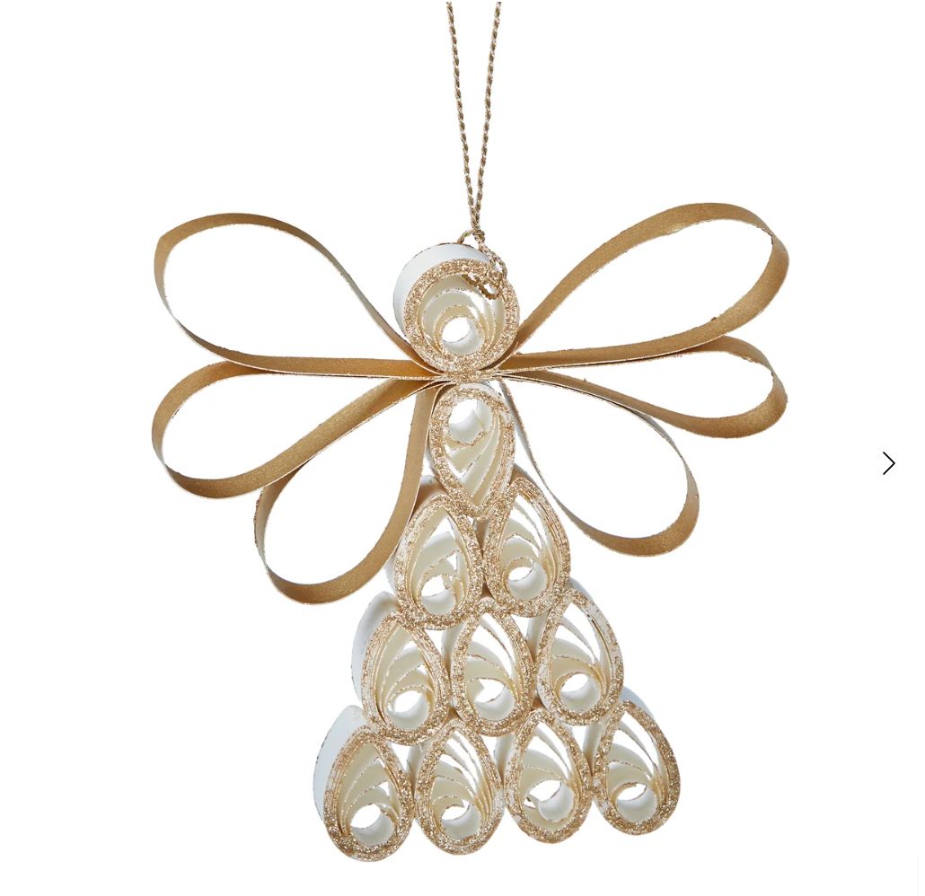 Quilled Paper Angel Ornament