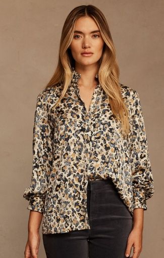 Nic + Zoe Gilded Flakes Shirt