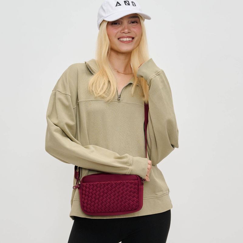 Sol and Selene Eclipse Shoulder Bag Woven Neoprene Crossbody