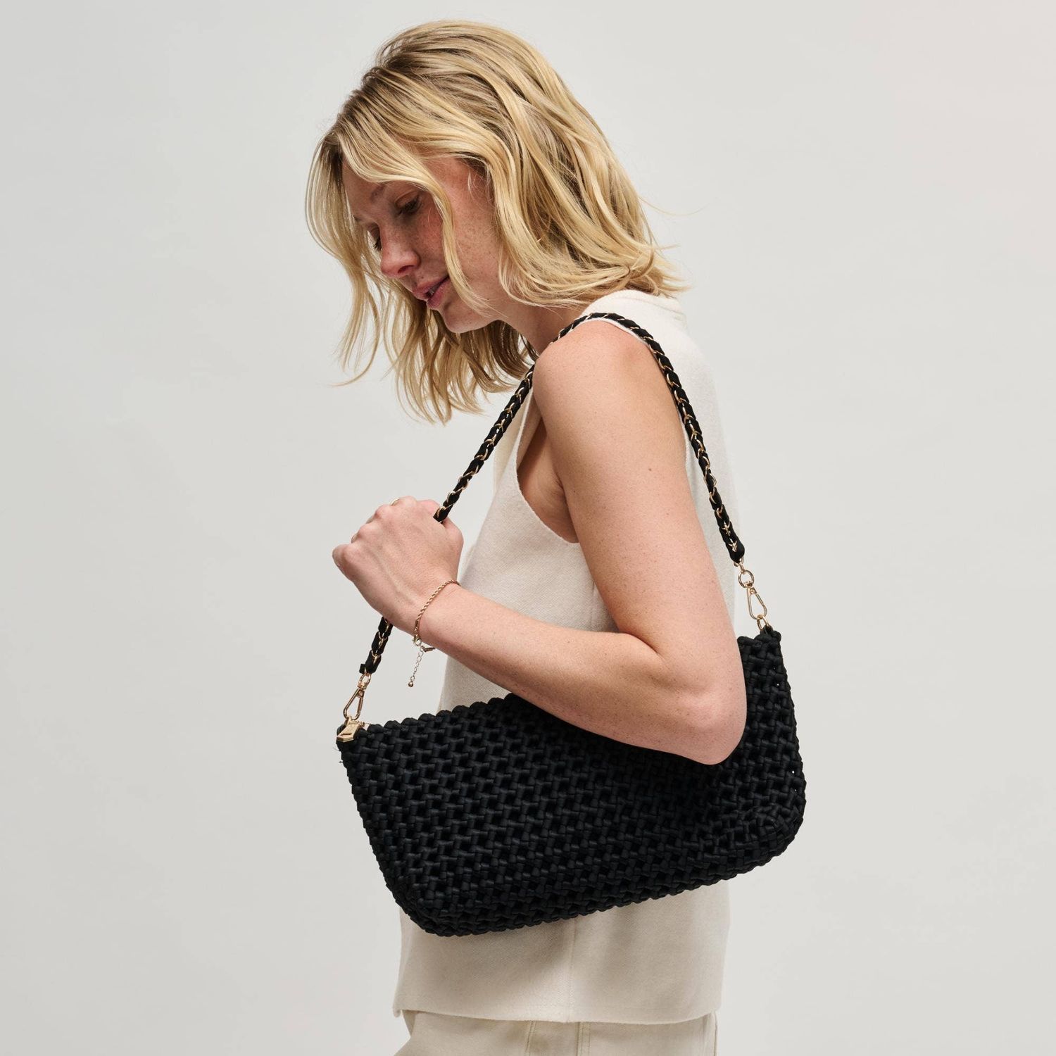 Sol and Selene Eclipse Shoulder Bag Sol and Selene Eclipse Shoulder Bag, Color: Black