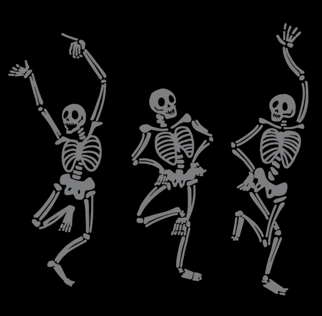 Cocktail Napkin - Skeleton Dance