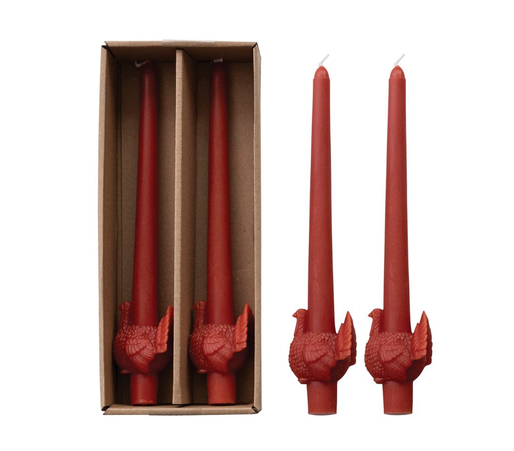 Turkey Taper Candles in Box