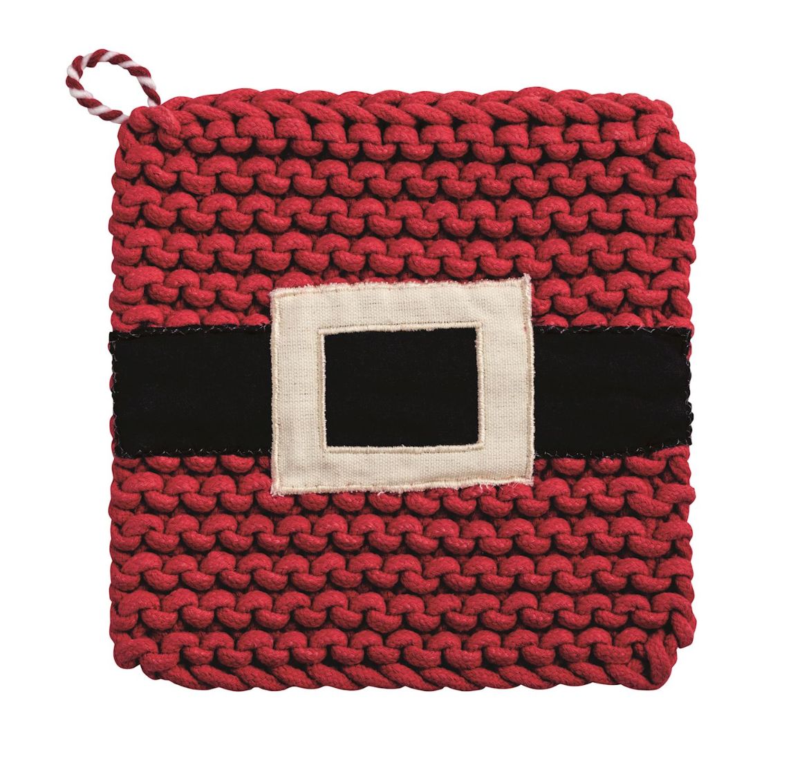 Santa Belt X-Mas Pot Holder
