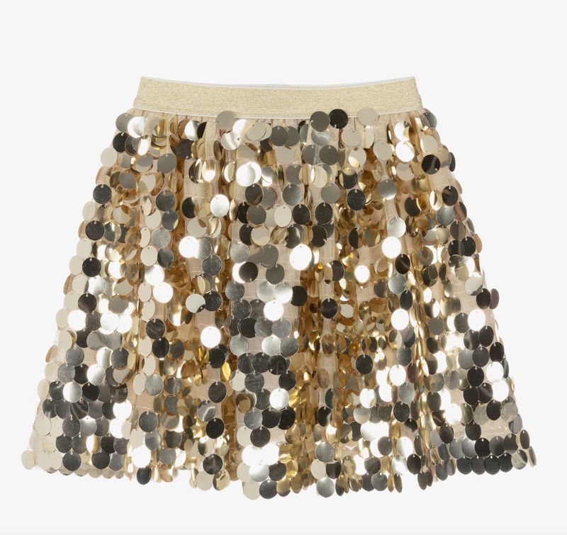 Hatley Gold Sequin Skirt