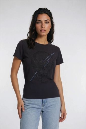 CHRLDR Studded Skull Jane Perfect Tee