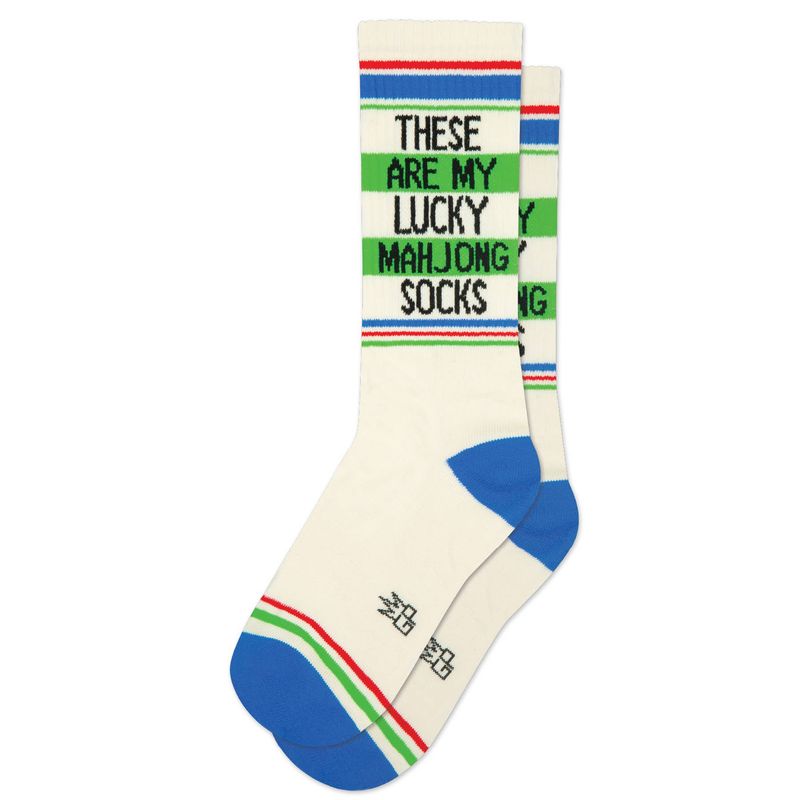 Gumball Poodle Socks - These Are My Lucky Mahjong Socks