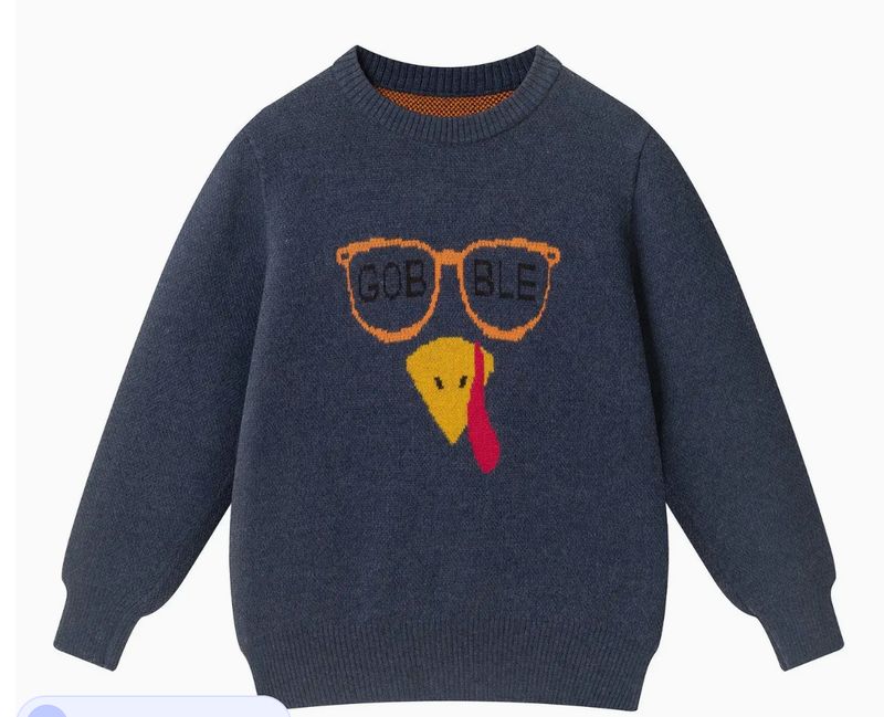 Andy & Evan Kids Graphic Sweater Gobble