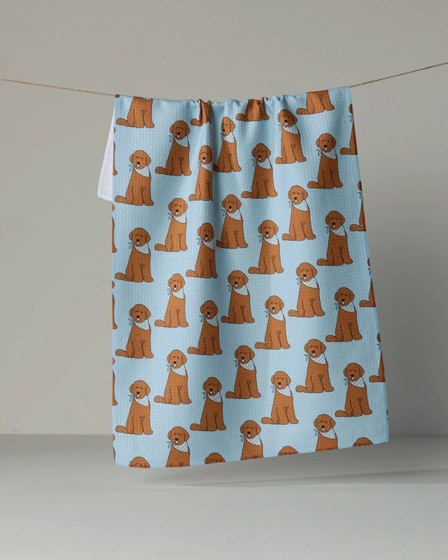 Geometry Doodle Days Tea Towel