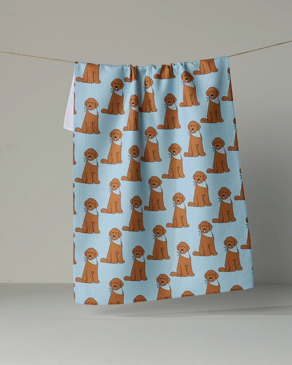 Geometry Doodle Days Tea Towel Geometry Doodle Days Tea Towel, Color: powder-blue