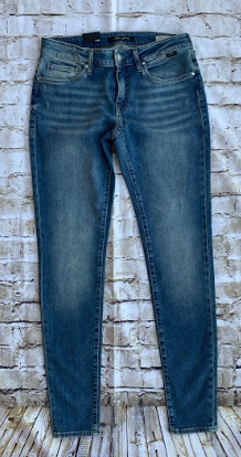 Mavi adrianna mid distressed vintage jeans