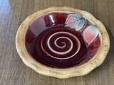 Fluted Pie/Candy Dish (Indian Summer)