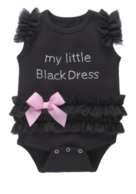 GANZ Little Black Dress Onesie