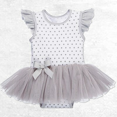 GANZ White &amp; Grey Tutu