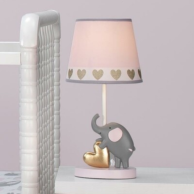 Eloise Nursery Lamp & Shade With Bulb