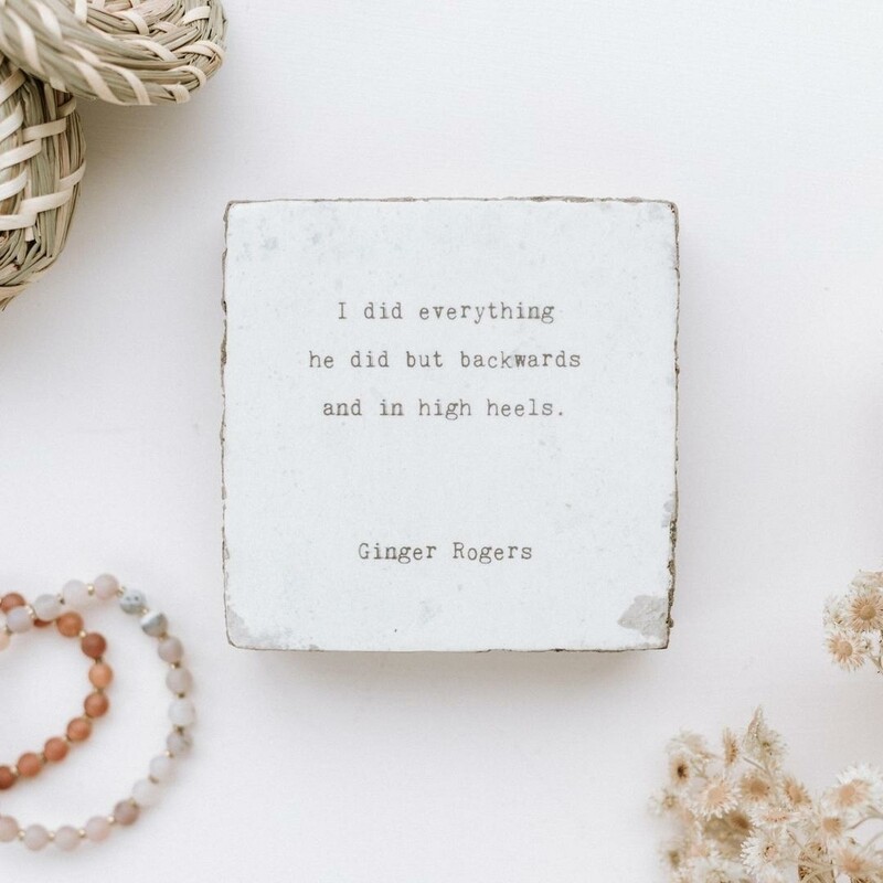 Cedar Mountain Little Gem - I Did Everything (Ginger Rogers)