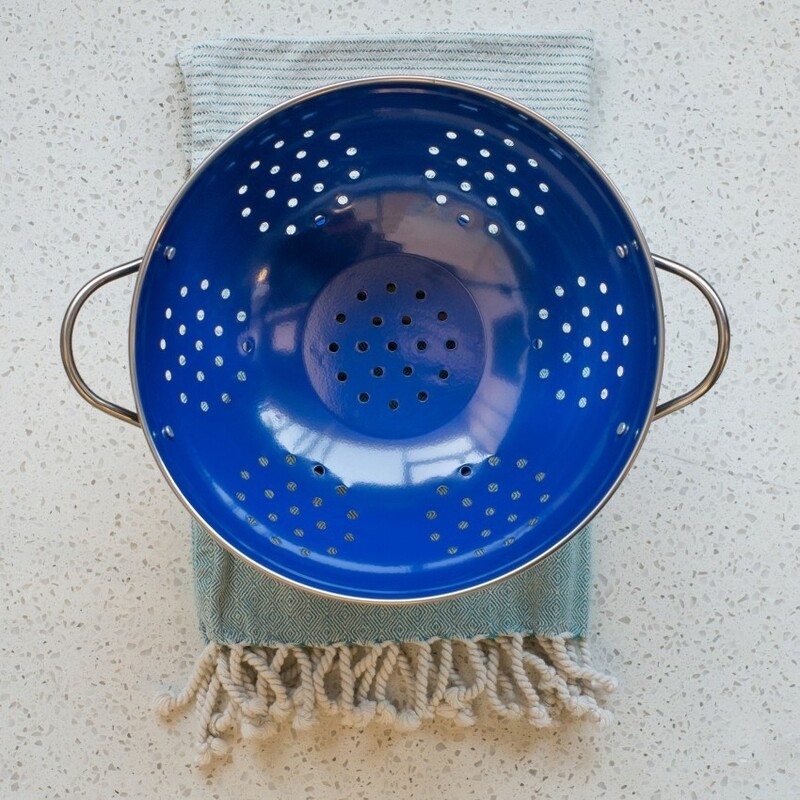 Now Designs 3 Qt. Metal Colander | Navy