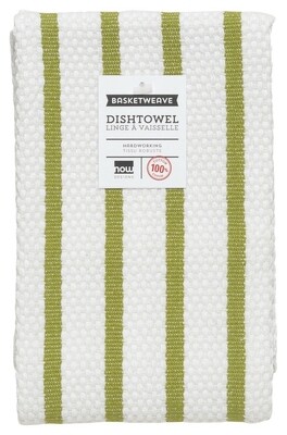 Now Designs Basketweave Dishtowel - Cactus