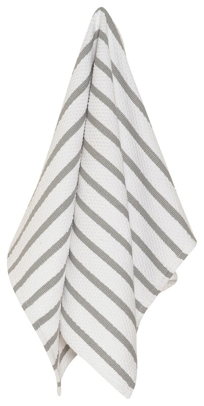 Now Designs Basketweave Dishtowel - London Gray