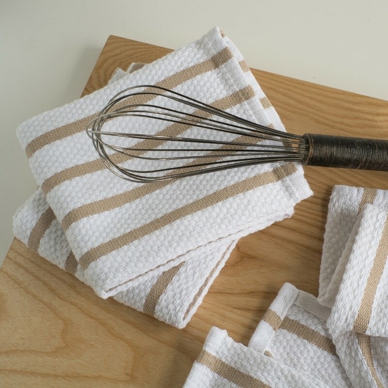 Now Designs Basketweave Dishtowel - Sandstone