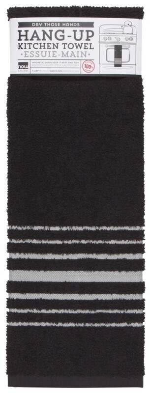 Now Designs Hang-Up Dishtowel - Black