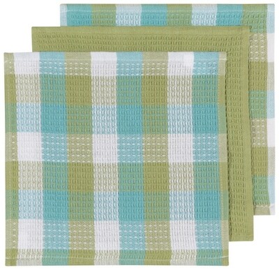 Now Designs Check-It Dishcloths (Set of 3) - Leaf