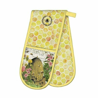 Michel Design Works Double Oven Gloves - Bee