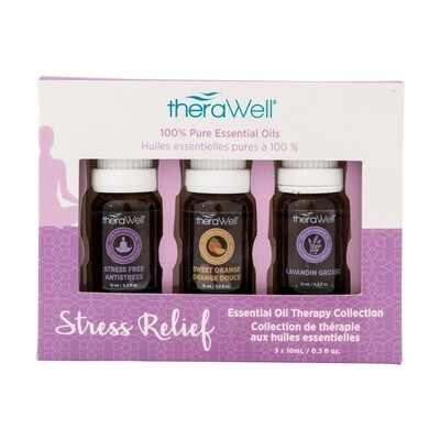 TheraWell Essential Oil 3 Pack | Stress Relief