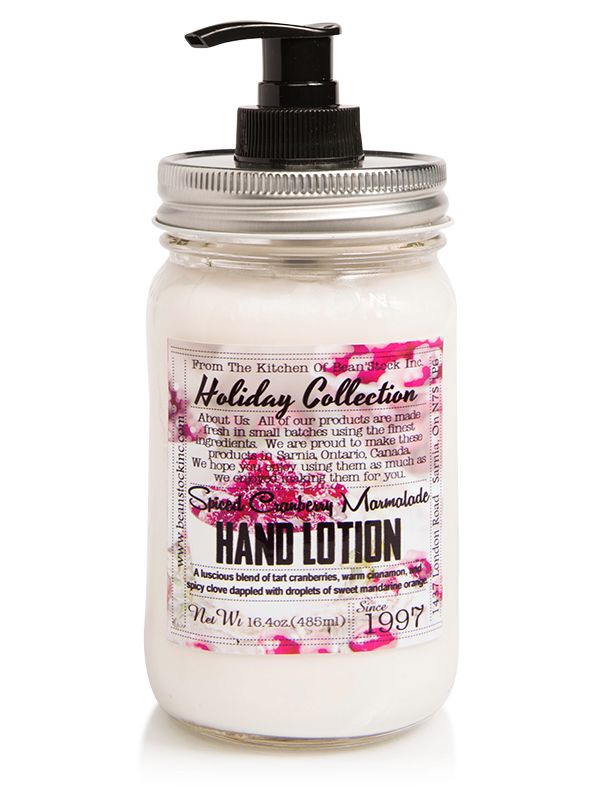Bean'Stock Hand Lotion | Spiced Cranberry Marmalade