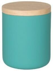 Now Designs Stoneware Canister | Matte Turquoise | Medium