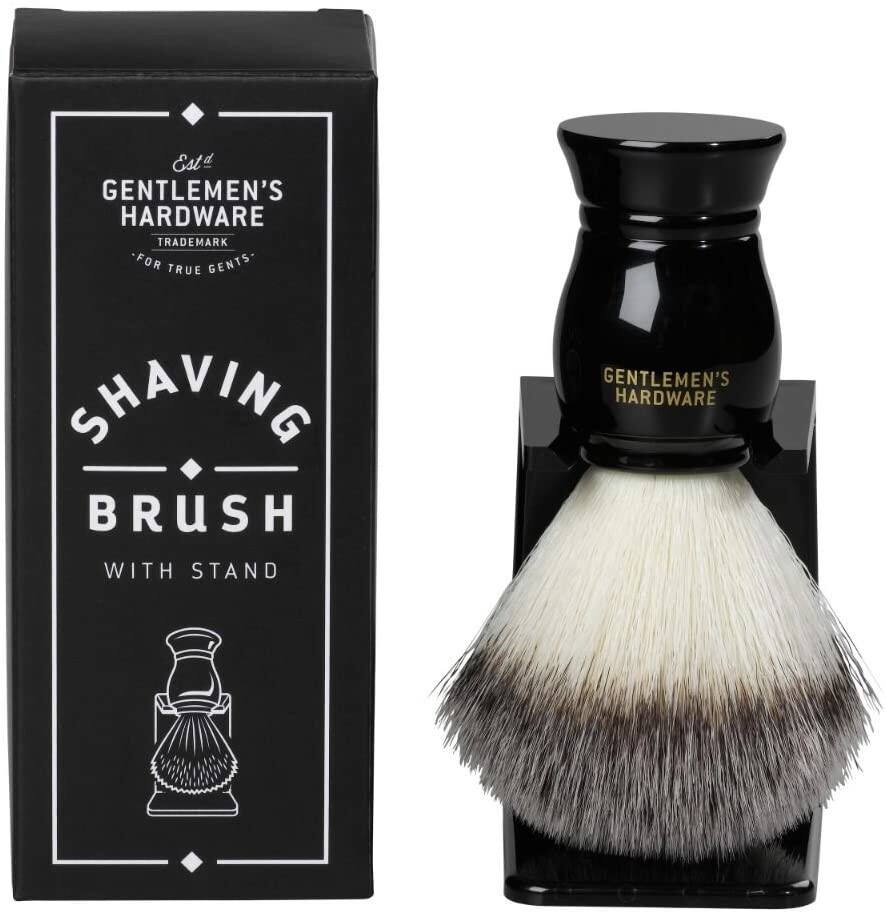 Gentlemen's Hardware Shaving Brush with Stand