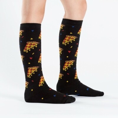 Sock It To Me - Youth Knee-high Socks | Pizza Party