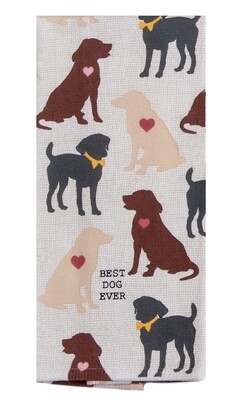 Kay Dee Designs Duel Purpose Terry Towel | Best Dog Ever