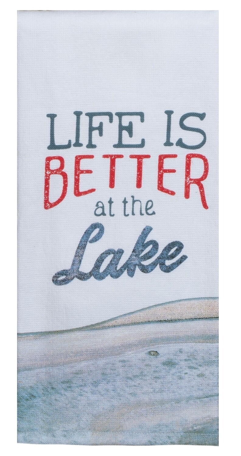 Kay Dee Designs Tranquility Lake Terry Towel | Life is Better at the Lake