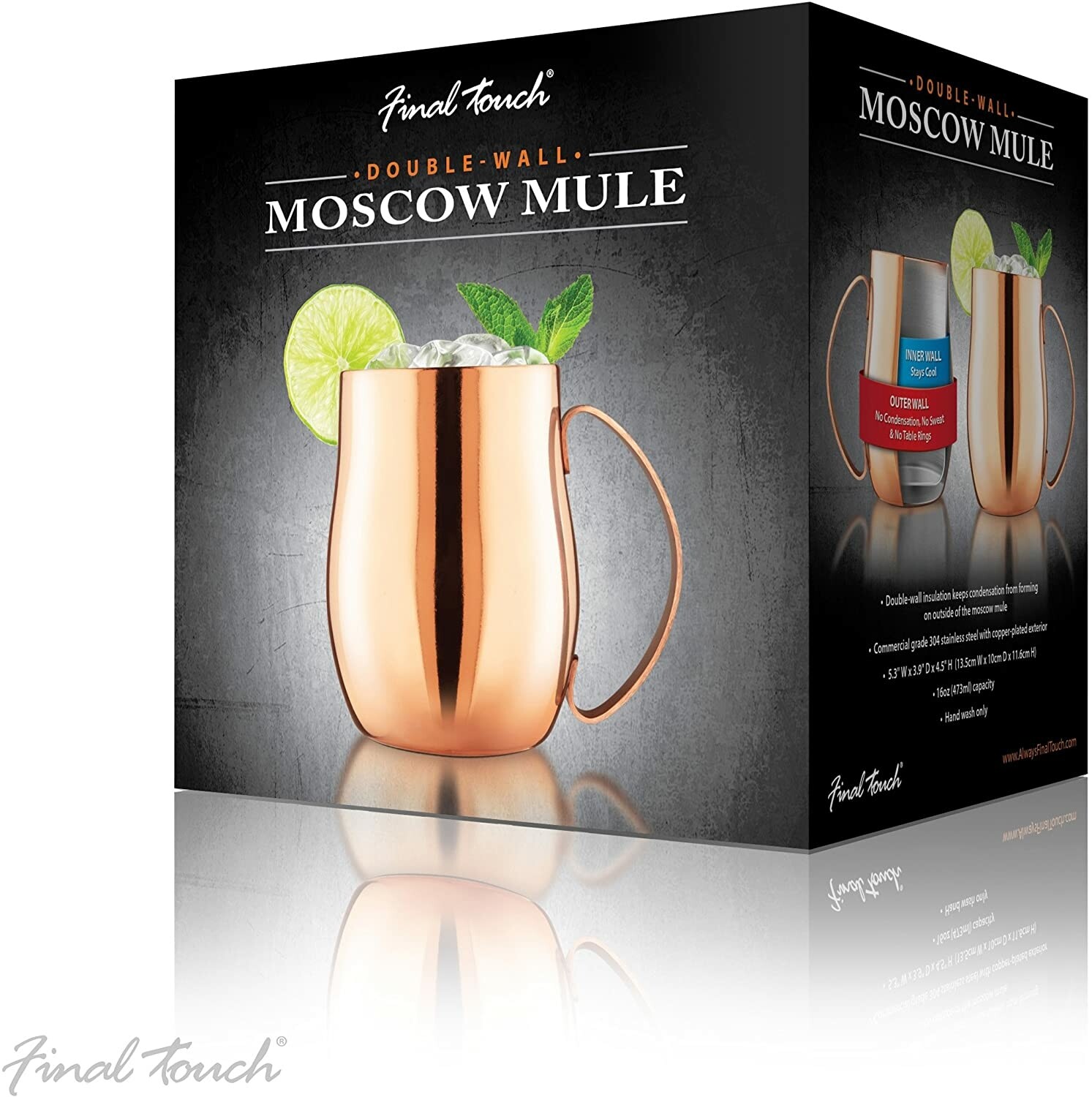 Final Touch | Copper Double-Wall Moscow Mule