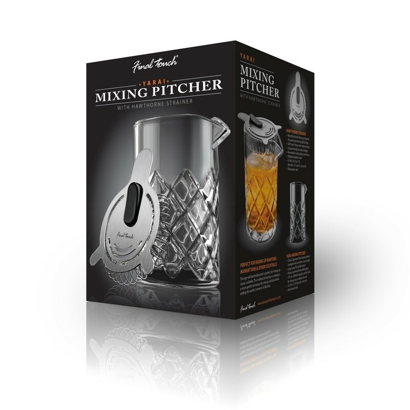Final Touch | Yarai Mixing Pitcher with Hawthorne Strainer